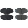 CENTRIC PARTS 104.04860 Posi Quiet Semi-Metallic Brake Pads with Hardware
