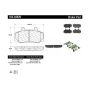 CENTRIC PARTS 104.04920 Posi Quiet Semi-Metallic Brake Pads with Hardware
