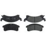 CENTRIC PARTS 104.05060 Posi Quiet Semi-Metallic Brake Pads with Hardware