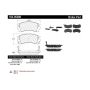 CENTRIC PARTS 104.05090 Posi Quiet Semi-Metallic Brake Pads with Hardware