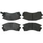 CENTRIC PARTS 104.05090 Posi Quiet Semi-Metallic Brake Pads with Hardware