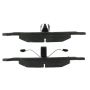 CENTRIC PARTS 104.05120 Posi Quiet Semi-Metallic Brake Pads with Hardware