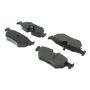 CENTRIC PARTS 104.05170 Posi Quiet Semi-Metallic Brake Pads with Hardware