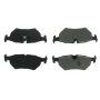CENTRIC PARTS 104.05170 Posi Quiet Semi-Metallic Brake Pads with Hardware