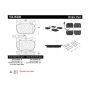 CENTRIC PARTS 104.05200 Posi Quiet Semi-Metallic Brake Pads with Hardware