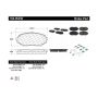 CENTRIC PARTS 104.05250 Posi Quiet Semi-Metallic Brake Pads with Hardware