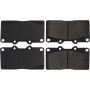 CENTRIC PARTS 104.05310 Posi Quiet Semi-Metallic Brake Pads with Hardware