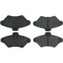 CENTRIC PARTS 104.06000 Posi Quiet Semi-Metallic Brake Pads with Hardware