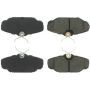 CENTRIC PARTS 104.06100 Posi Quiet Semi-Metallic Brake Pads with Hardware