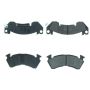 CENTRIC PARTS 104.06140 Posi Quiet Semi-Metallic Brake Pads with Hardware
