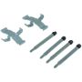 CENTRIC PARTS 104.06200 Posi Quiet Semi-Metallic Brake Pads with Hardware