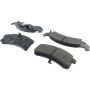 CENTRIC PARTS 104.06230 Posi Quiet Semi-Metallic Brake Pads with Hardware