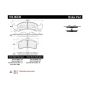 CENTRIC PARTS 104.06230 Posi Quiet Semi-Metallic Brake Pads with Hardware