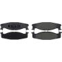 CENTRIC PARTS 104.06320 Posi Quiet Semi-Metallic Brake Pads with Hardware