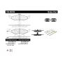CENTRIC PARTS 104.06330 Posi Quiet Semi-Metallic Brake Pads with Hardware