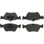 CENTRIC PARTS 104.06440 Posi Quiet Semi-Metallic Brake Pads with Hardware