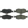 CENTRIC PARTS 104.06480 Posi Quiet Semi-Metallic Brake Pads with Hardware