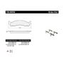 CENTRIC PARTS 104.06550 Posi Quiet Semi-Metallic Brake Pads with Hardware