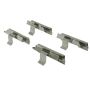 CENTRIC PARTS 104.06550 Posi Quiet Semi-Metallic Brake Pads with Hardware