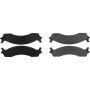CENTRIC PARTS 104.06550 Posi Quiet Semi-Metallic Brake Pads with Hardware