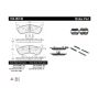 CENTRIC PARTS 104.06740 Posi Quiet Semi-Metallic Brake Pads with Hardware