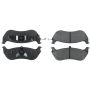 CENTRIC PARTS 104.06740 Posi Quiet Semi-Metallic Brake Pads with Hardware