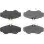 CENTRIC PARTS 104.06760 Posi Quiet Semi-Metallic Brake Pads with Hardware