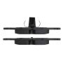 CENTRIC PARTS 104.06810 Posi Quiet Semi-Metallic Brake Pads with Hardware