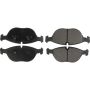 CENTRIC PARTS 104.06820 Posi Quiet Semi-Metallic Brake Pads with Hardware