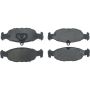 CENTRIC PARTS 104.06881 Posi Quiet Semi-Metallic Brake Pads with Hardware