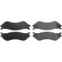 CENTRIC PARTS 104.07020 Posi Quiet Semi-Metallic Brake Pads with Hardware