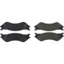 CENTRIC PARTS 104.07021 Posi Quiet Semi-Metallic Brake Pads with Hardware