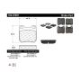 CENTRIC PARTS 104.07091 Posi Quiet Semi-Metallic Brake Pads