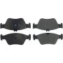 CENTRIC PARTS 104.07100 Posi Quiet Semi-Metallic Brake Pads with Hardware