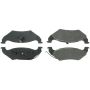 CENTRIC PARTS 104.07150 Posi Quiet Semi-Metallic Brake Pads with Hardware