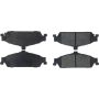 CENTRIC PARTS 104.07270 Posi Quiet Semi-Metallic Brake Pads with Hardware