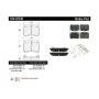 CENTRIC PARTS 104.07330 Posi Quiet Semi-Metallic Brake Pads with Hardware