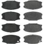 CENTRIC PARTS 104.07340 Posi Quiet Semi-Metallic Brake Pads