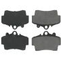 CENTRIC PARTS 104.07370 Posi Quiet Semi-Metallic Brake Pads with Hardware