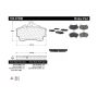 CENTRIC PARTS 104.07380 Posi Quiet Semi-Metallic Brake Pads with Hardware