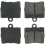 CENTRIC PARTS 104.07390 Posi Quiet Semi-Metallic Brake Pads with Hardware