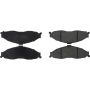 CENTRIC PARTS 104.07490 Posi Quiet Semi-Metallic Brake Pads with Hardware
