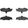 CENTRIC PARTS 104.07500 Posi Quiet Semi-Metallic Brake Pads with Hardware