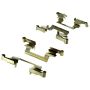 CENTRIC PARTS 104.07570 Posi Quiet Semi-Metallic Brake Pads with Hardware