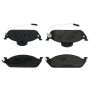 CENTRIC PARTS 104.07600 Posi Quiet Semi-Metallic Brake Pads with Hardware