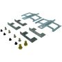 CENTRIC PARTS 104.07690 Posi Quiet Semi-Metallic Brake Pads with Hardware