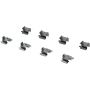 CENTRIC PARTS 104.07740 Posi Quiet Semi-Metallic Brake Pads with Hardware