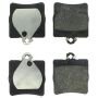 CENTRIC PARTS 104.07790 Posi Quiet Semi-Metallic Brake Pads with Hardware