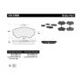 CENTRIC PARTS 104.07800 Posi Quiet Semi-Metallic Brake Pads