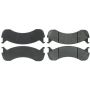 CENTRIC PARTS 104.07860 Posi Quiet Semi-Metallic Brake Pads with Hardware
